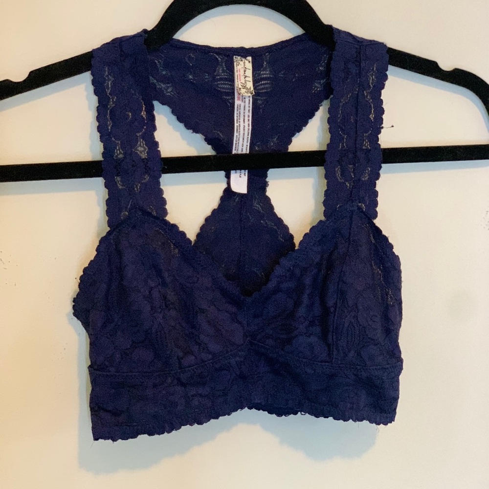 Cute dark blue bralette
